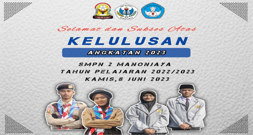 SELAMAT DAN SUKSES ATAS KELULUSAN ANGKATAN TAHUN 2023