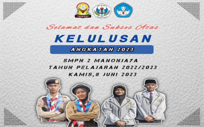 SELAMAT DAN SUKSES ATAS KELULUSAN ANGKATAN TAHUN 2023
